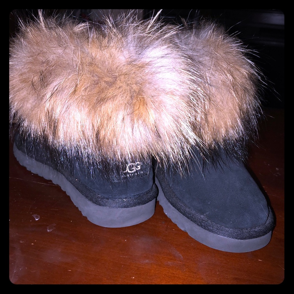 UGG Fox Fur Boots
